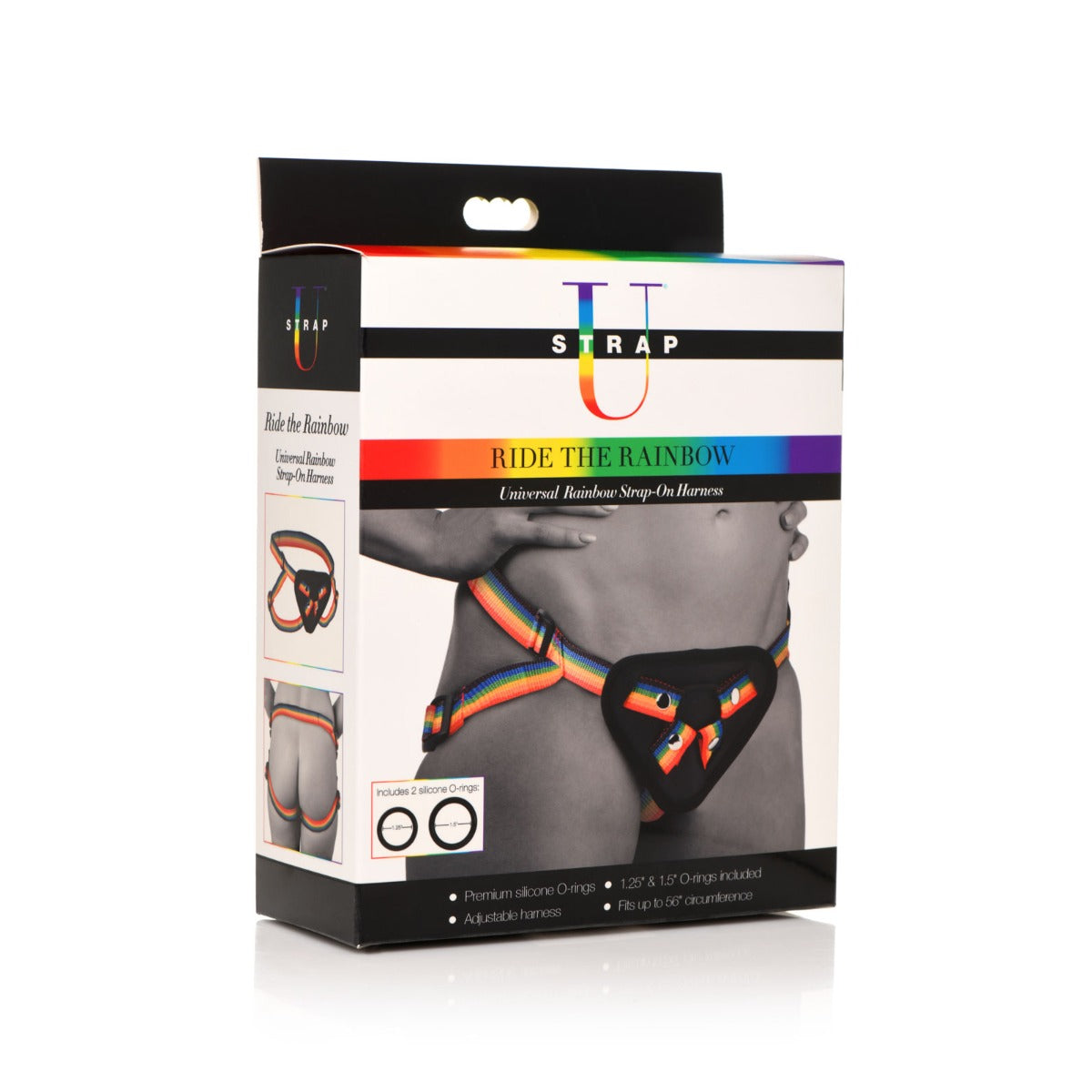 Strap On Harness Strap U Ride the Rainbow Universal Rainbow Strap On Harness   