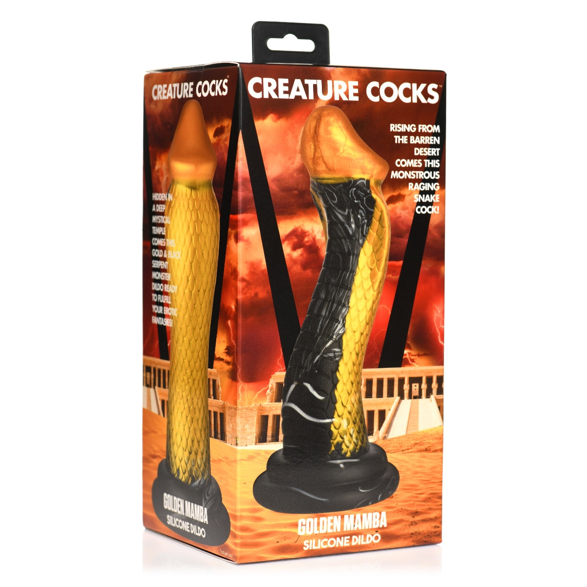 Creature Cocks | Golden Snake Silicone Dildo