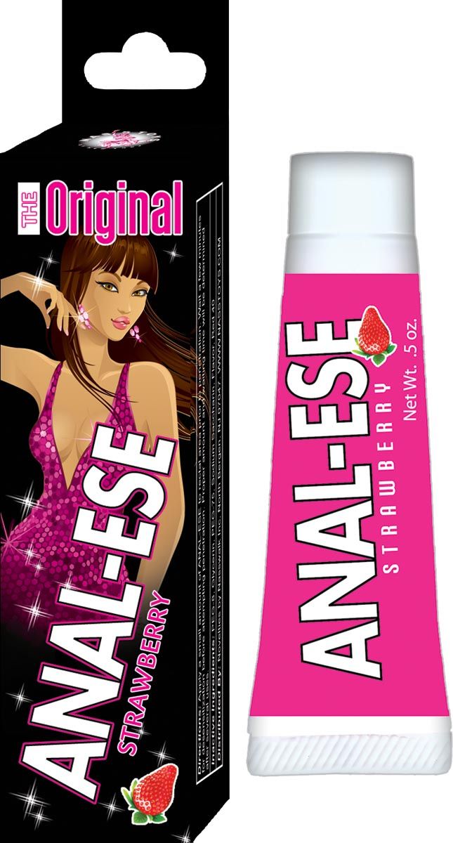 Flavoured Lube ANAL ESE-STRAWBERRY-SOFT PACKAGING   