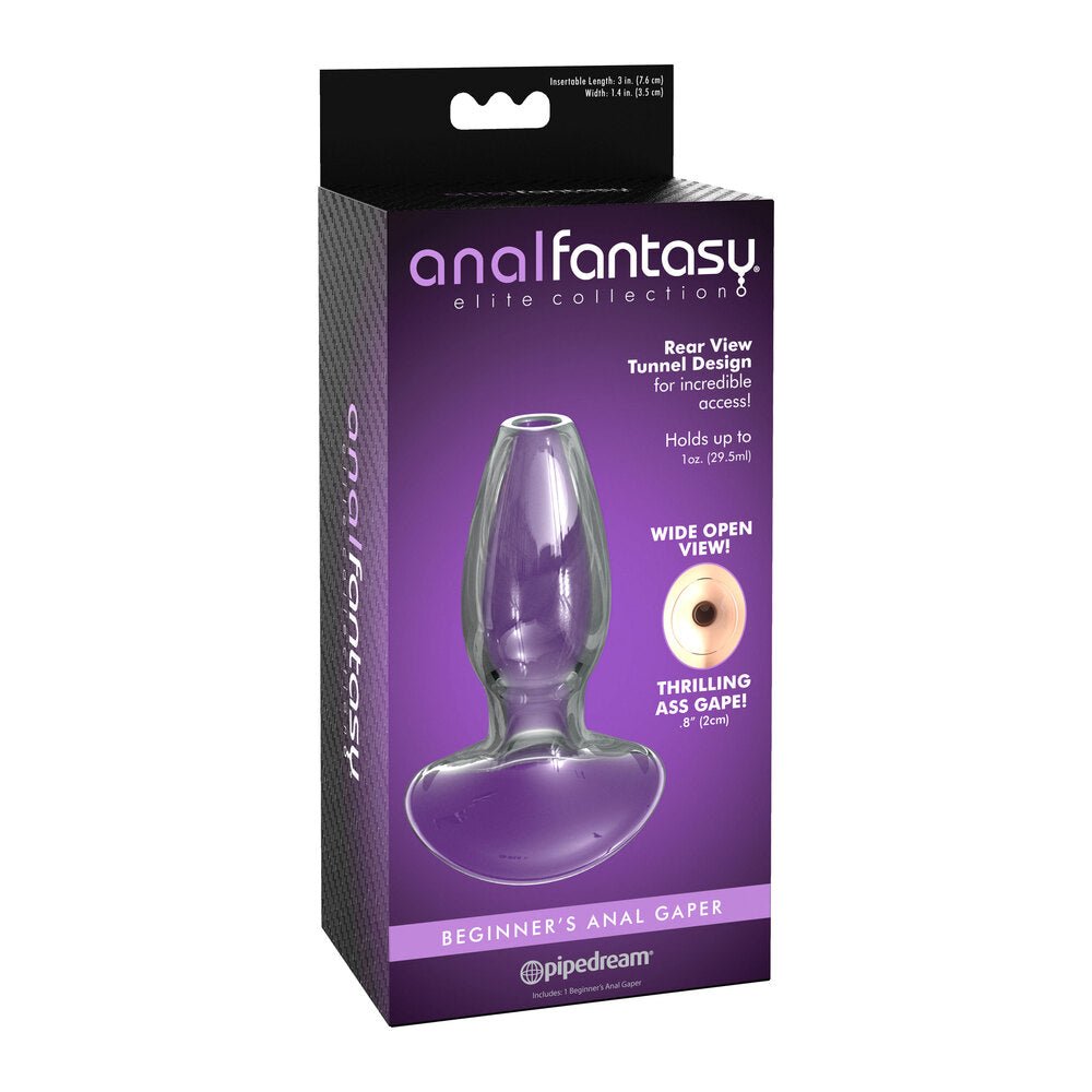 > Anal Range > Tunnel and Stretchers Anal Fantasy Beginners Glass Anal Gaper   