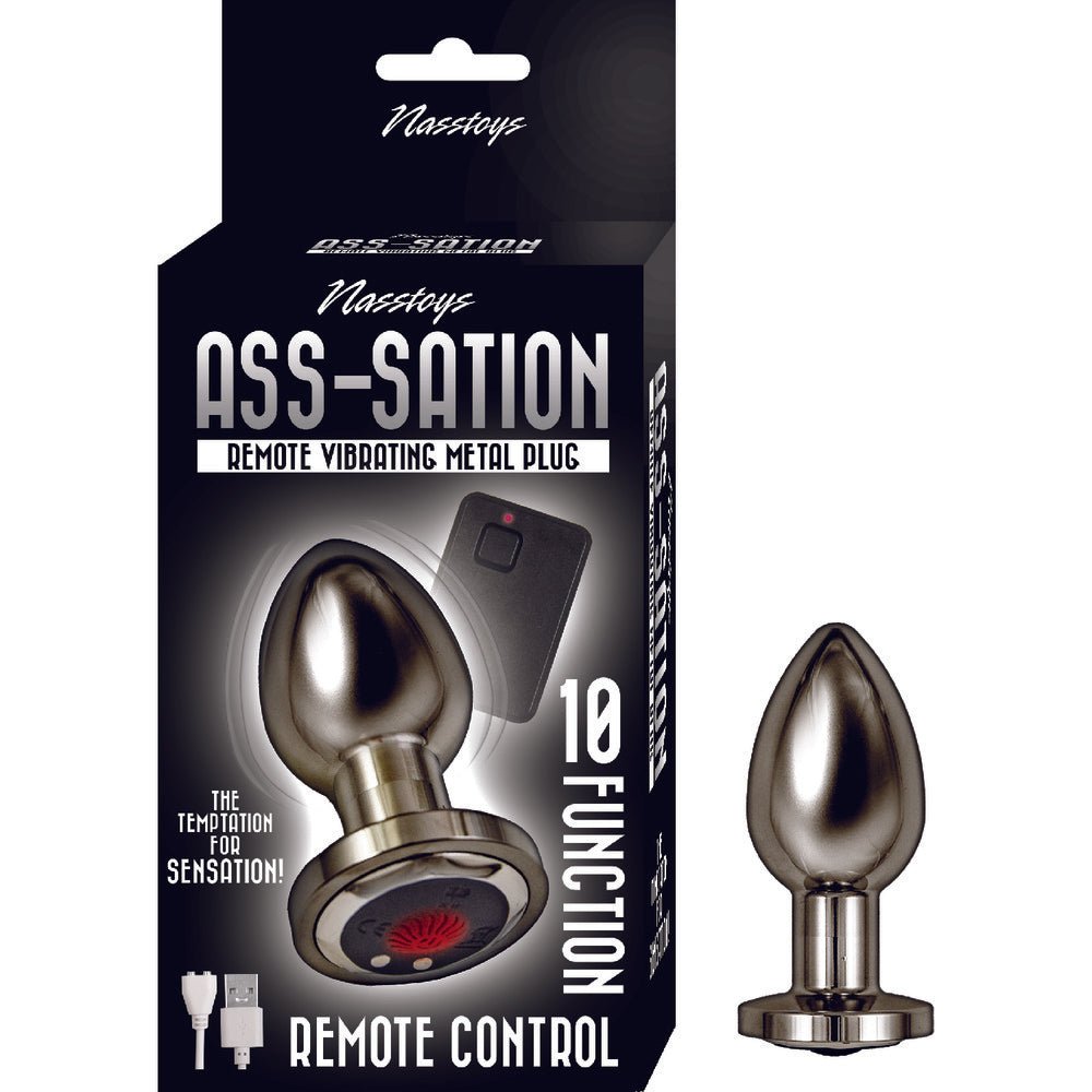 Vibrating Butt Plugs Ass Sation Remote Vibrating Butt Plug Black   