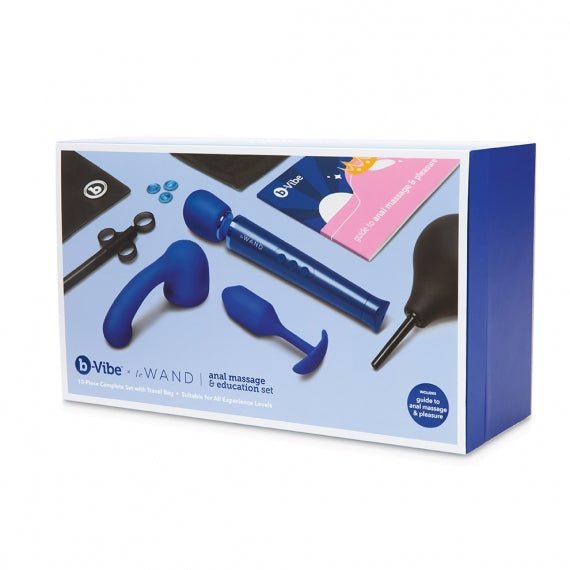 Sex Toy Kits b-Vibe Anal Massage and Education Set Blue   