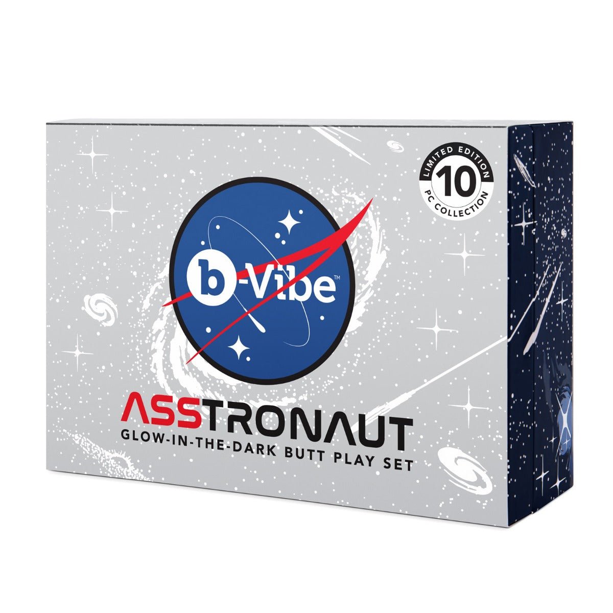 Sex Toy Kits B-Vibe Asstronaut Glow-In-The-Dark Butt Play Set   
