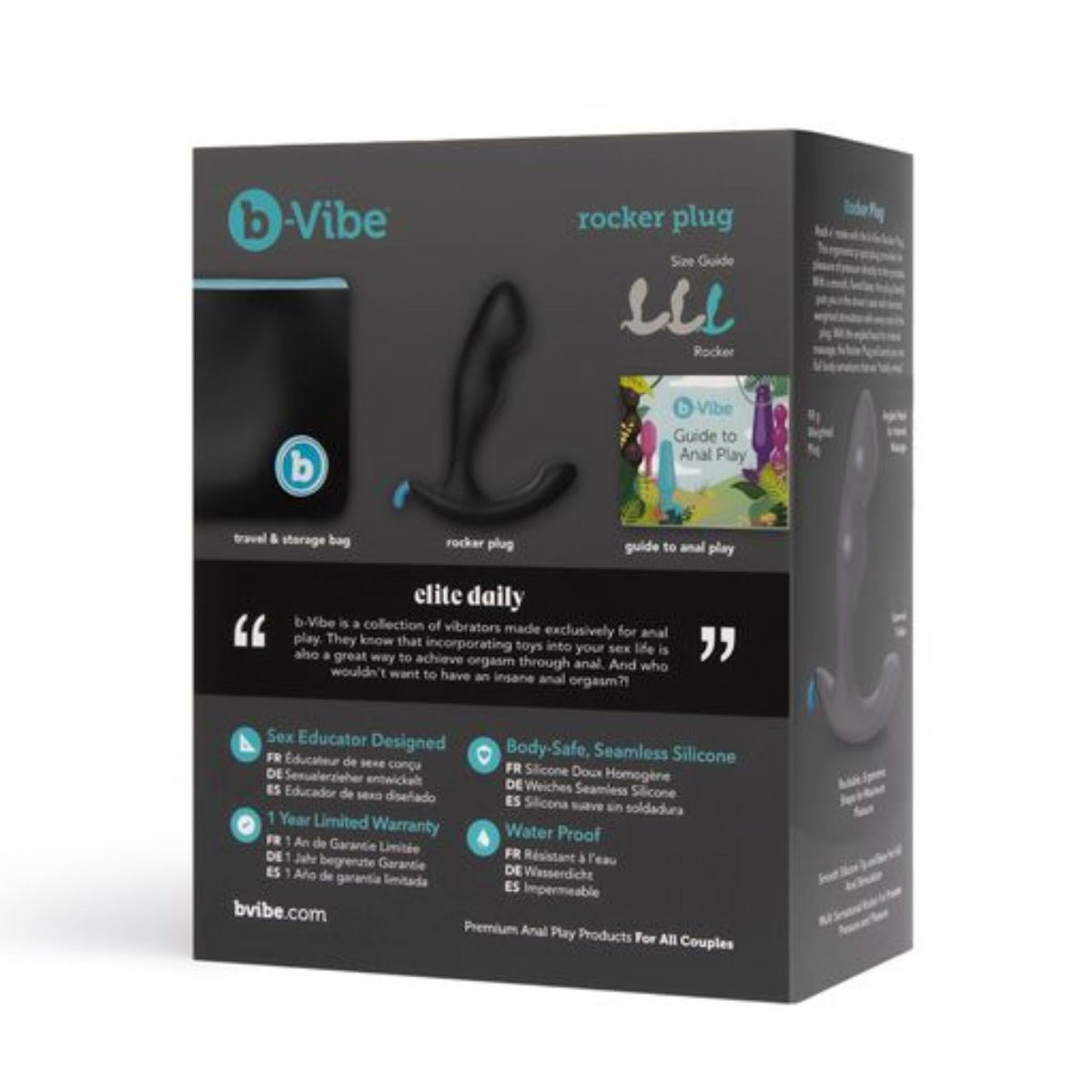 Vibrating Butt Plugs B-vibe Rocker Plug   