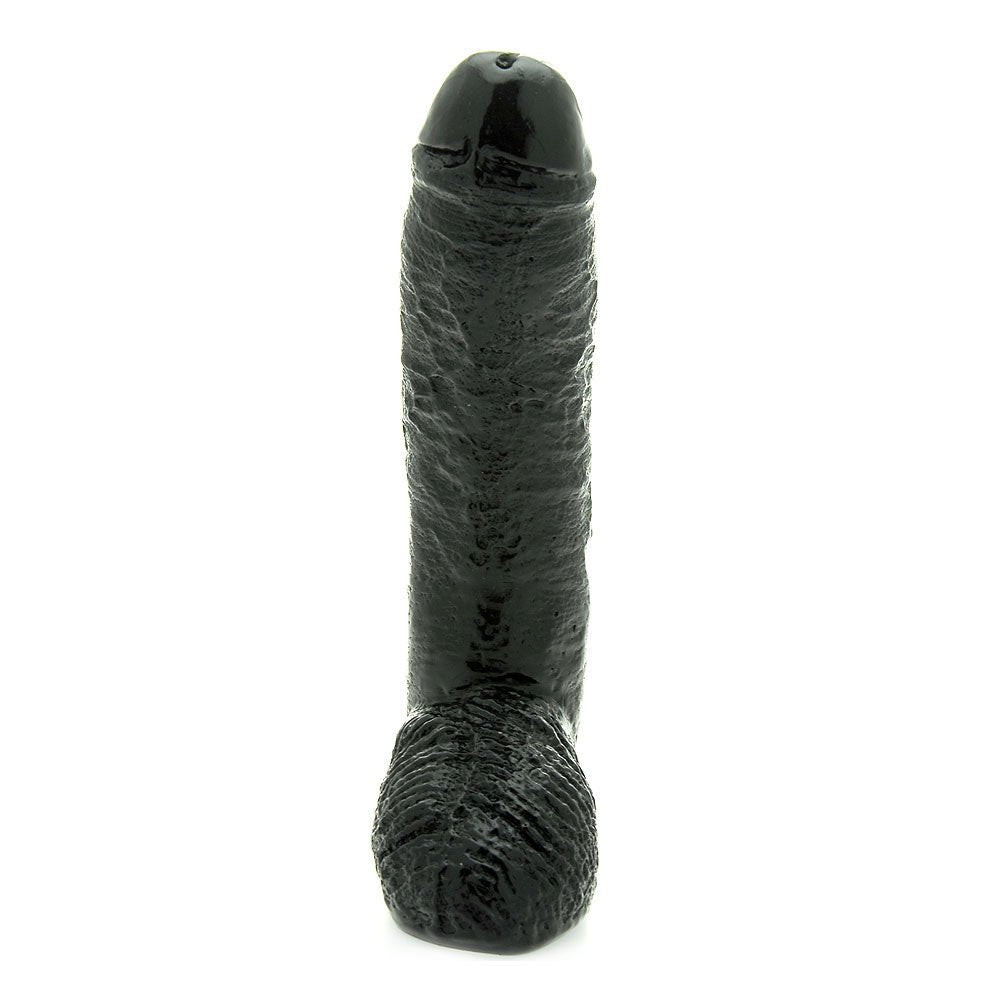 > Realistic Dildos and Vibes > Realistic Dildos Basix 10 Inch Fat Boy Black Dildo   