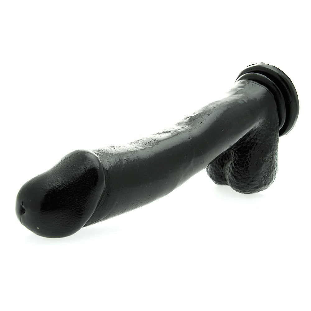 > Realistic Dildos and Vibes > Realistic Dildos Basix 12 Inch Dong With Suction Cup Black   