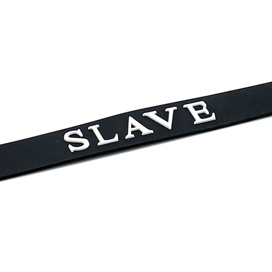 > Bondage Gear > Collars Black Silicone Slave Collar   