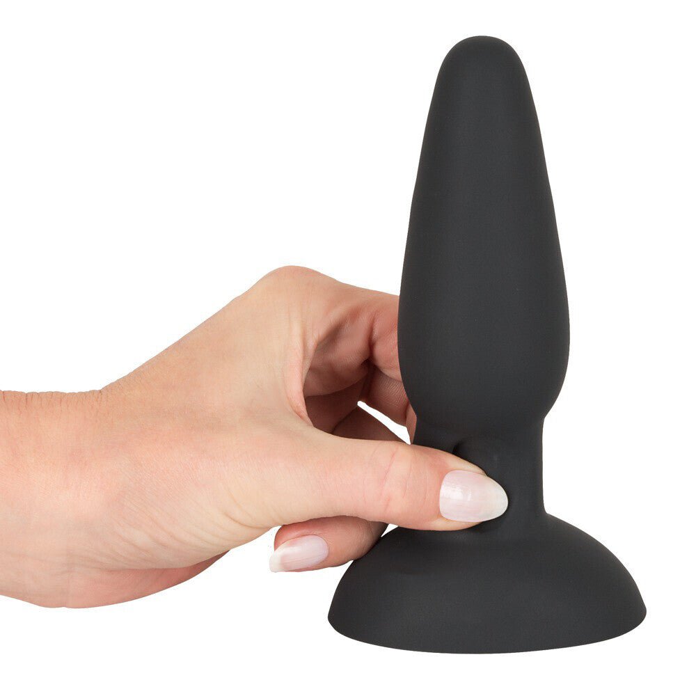 Vibrating Butt Plugs Black Velvet Thumping Anus Butt Plug   