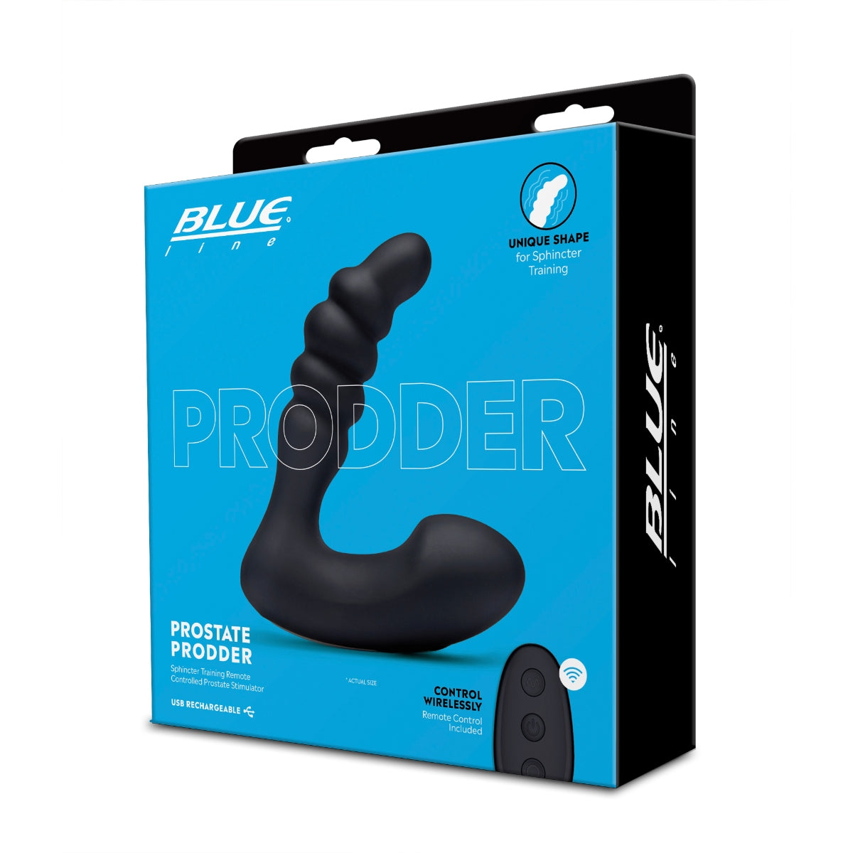 Blue Line | Prodder Sphincter Training Remote Controlled Prostate Stimulator