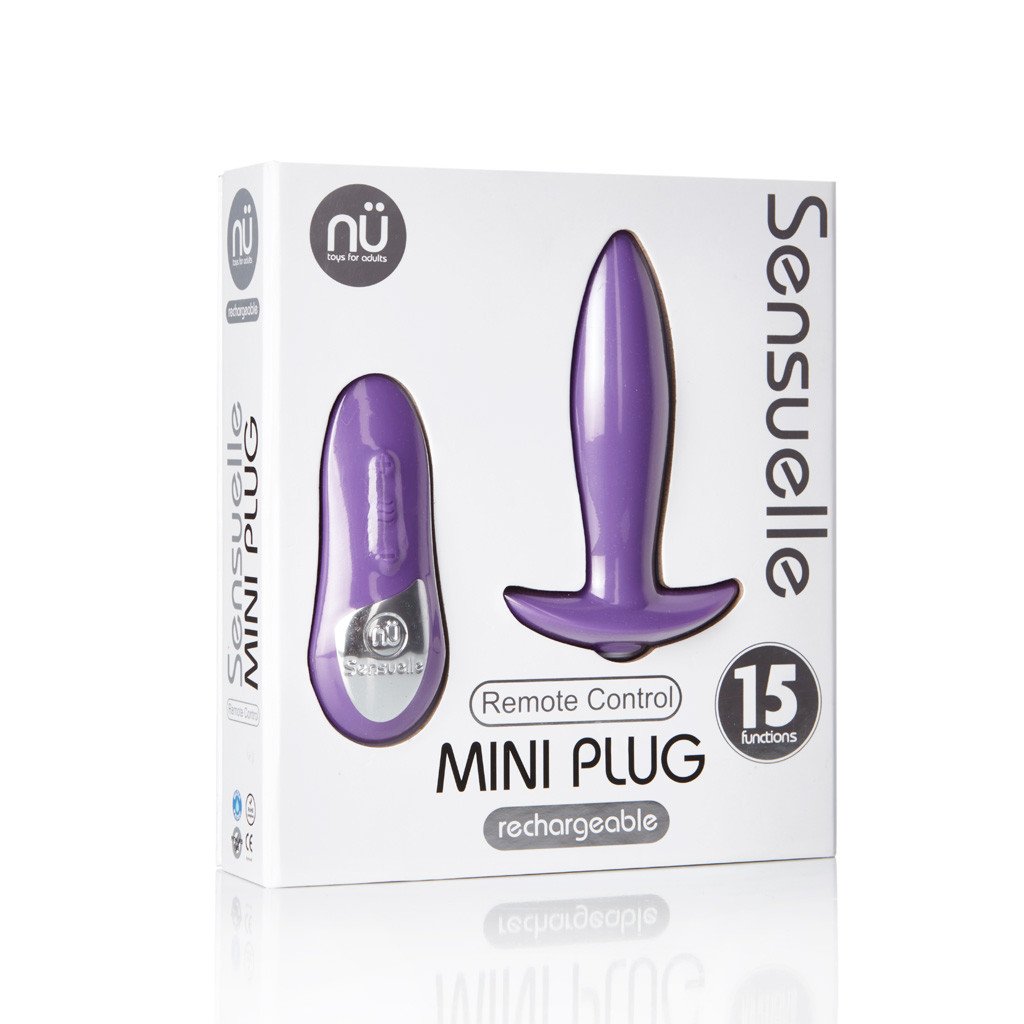 Butt Plugs Nu Sensuelle Remote Control Mini Plug Purple   