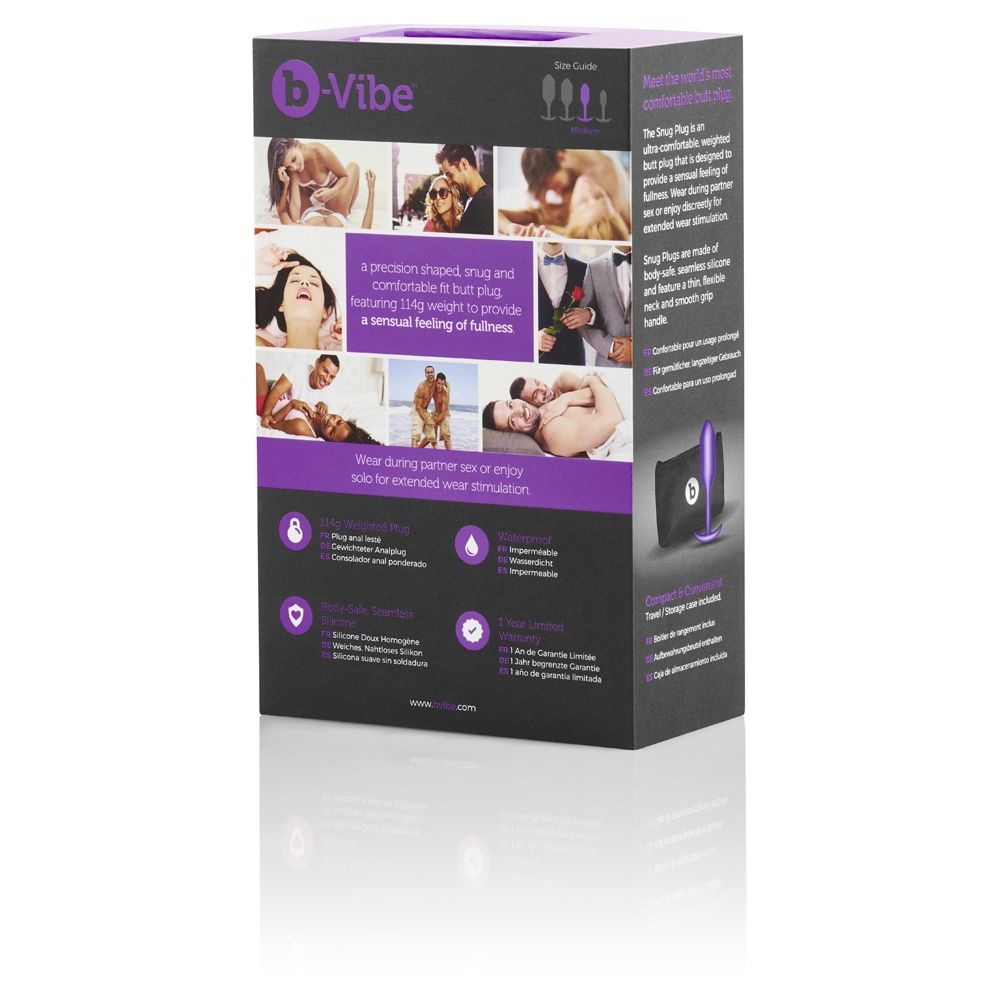 Vibrating Butt Plugs b-Vibe Snug Plug 2 Purple   