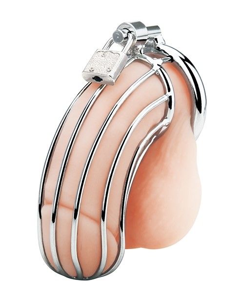 Chastity Devices Prisoner Cock Cage Silver   