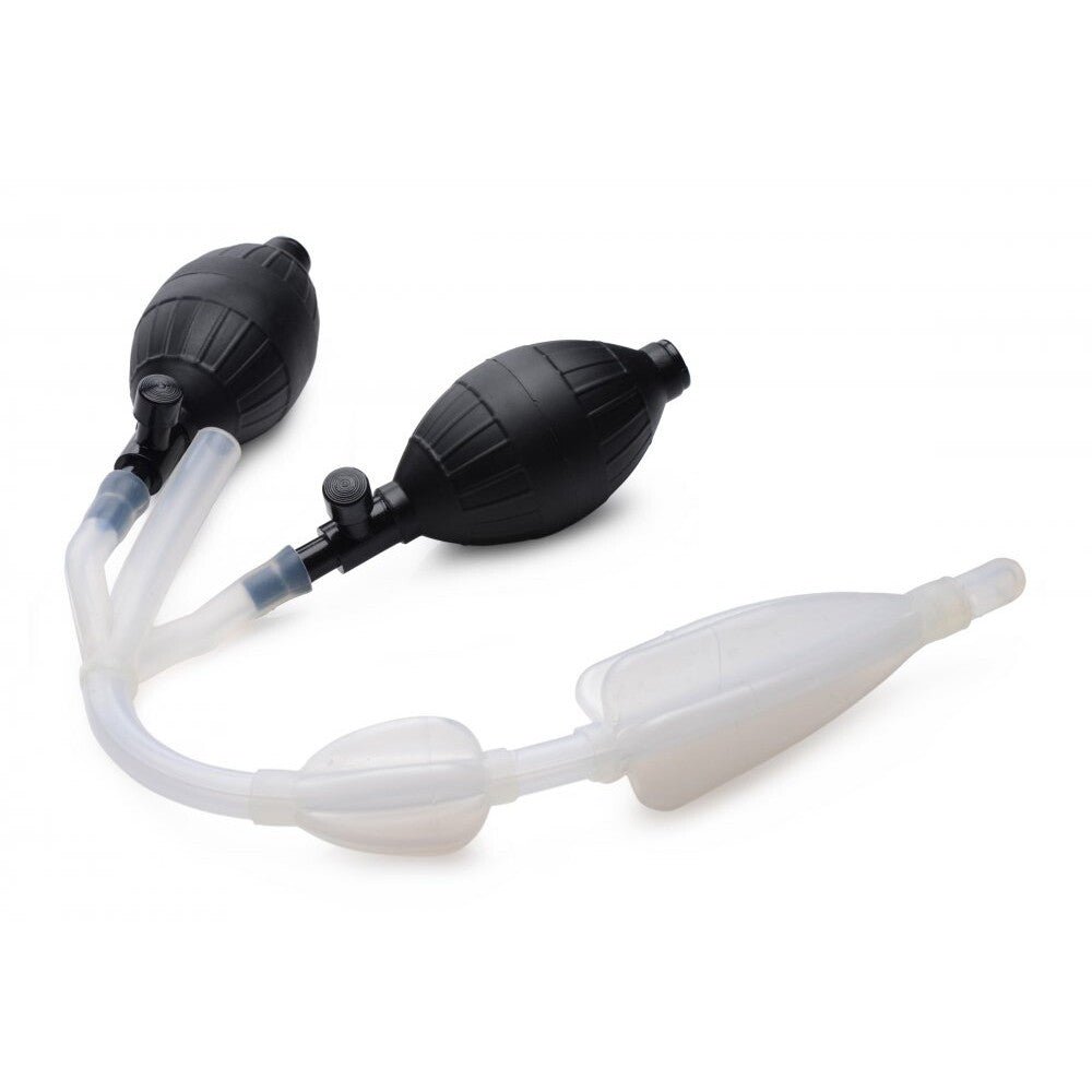 > Relaxation Zone > Personal Hygiene Clean Stream Silicone Inflatable Double Bulb Enema System   