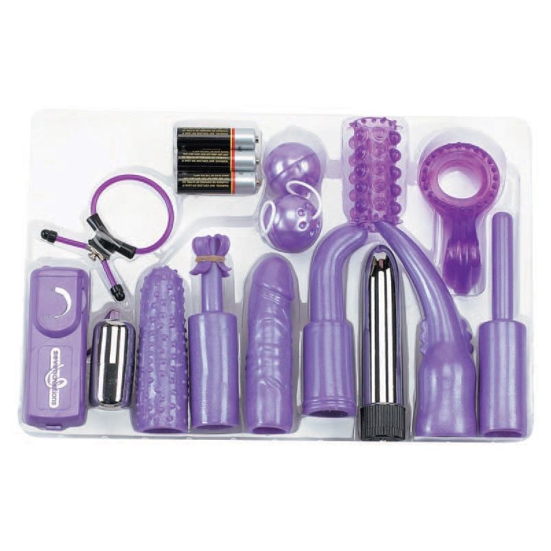 Sex Toy Kits Seven Creations Dirty Dozen Couples Kit Purple   