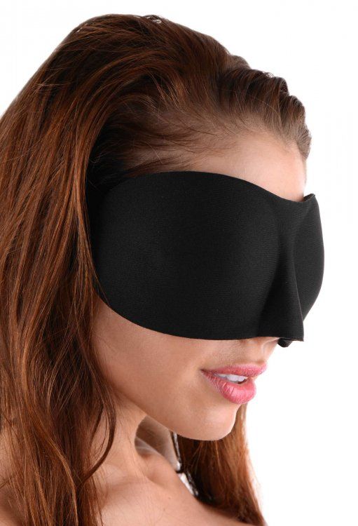Masks Hoods & Blindfolds Deluxe Ergo Black-Out Blindfold   