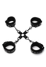 Collars & Leads Diamond Hogtie - Black   