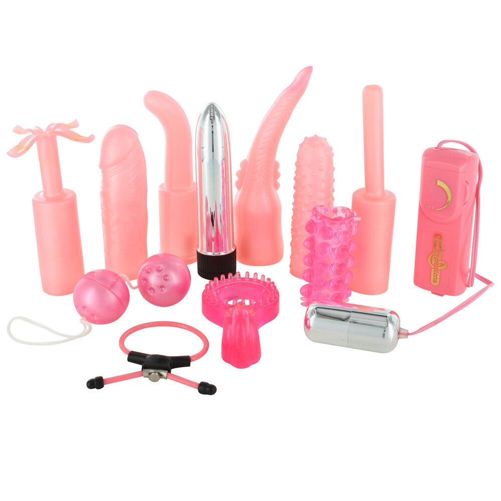 > Sex Toys > Sex Kits Dirty Dozen Sex Toy Kit Pink   