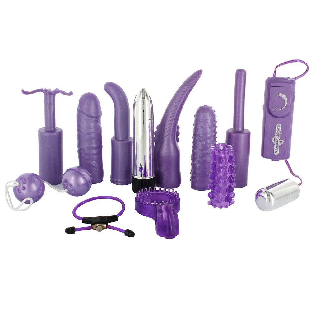 > Sex Toys > Sex Kits Dirty Dozen Sex Toy Kit Purple   