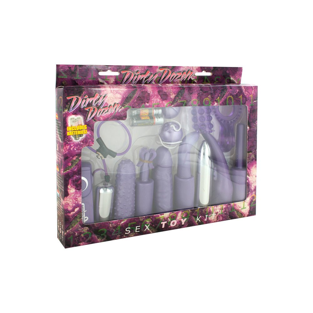 > Sex Toys > Sex Kits Dirty Dozen Sex Toy Kit Purple   