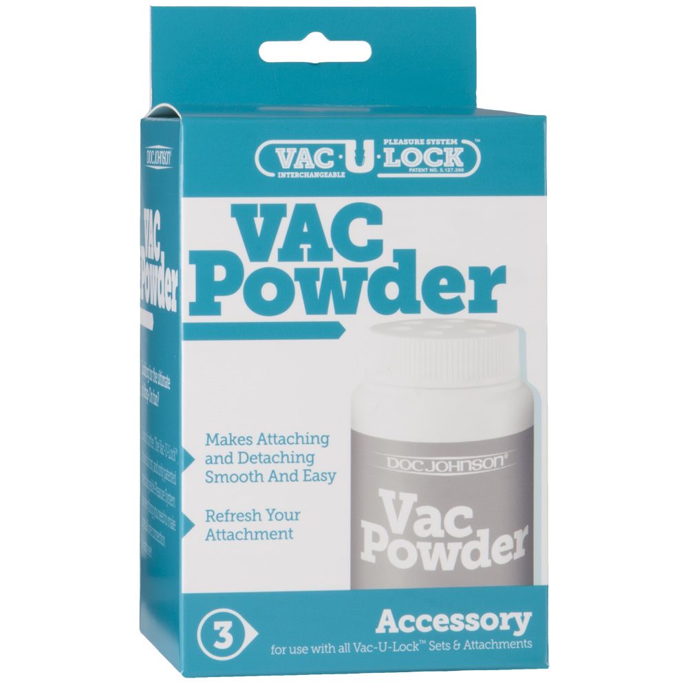 Strap Ons Vac-U-Lock Powder White   