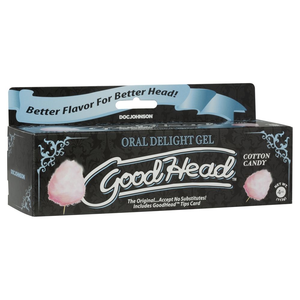 Flavoured Lube Goodhead Oral Delight Gel Cotton Candy 4oz   