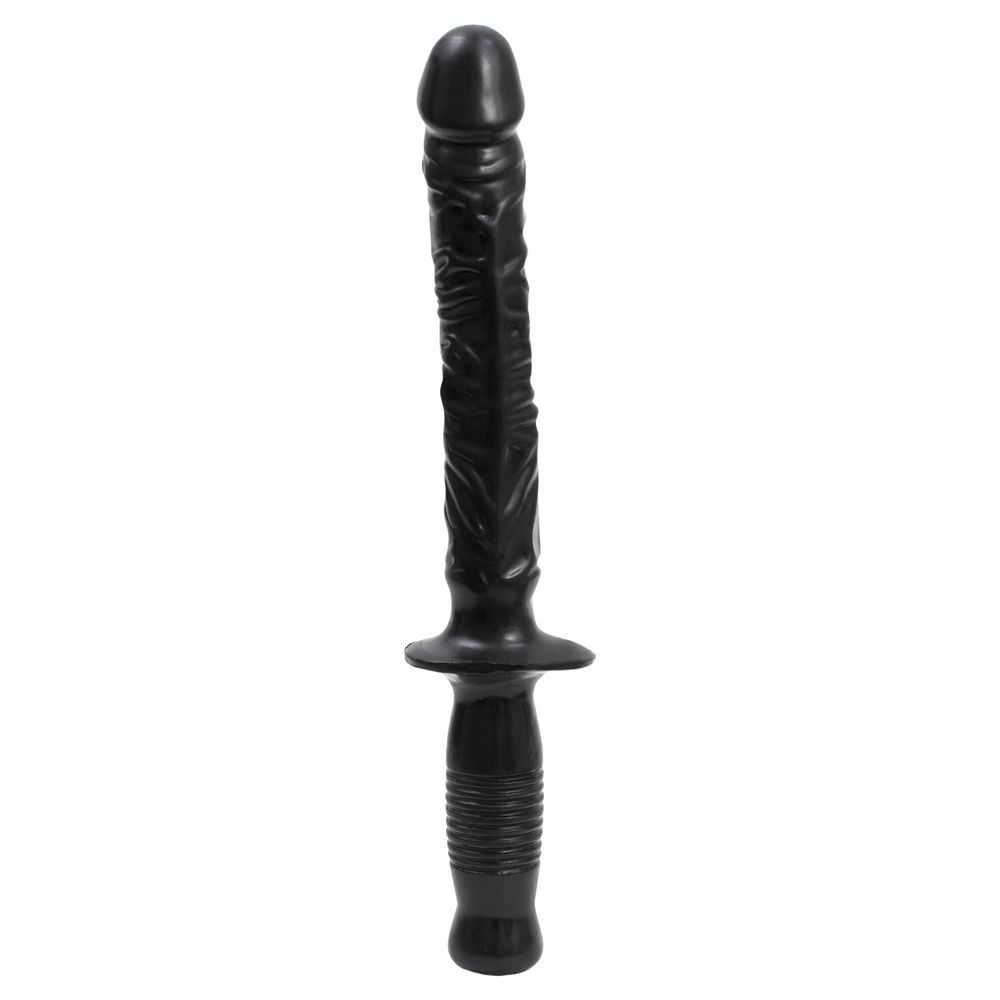 Dildos Doc Johnson Classic Man Handler Dildo Black 14.5in   