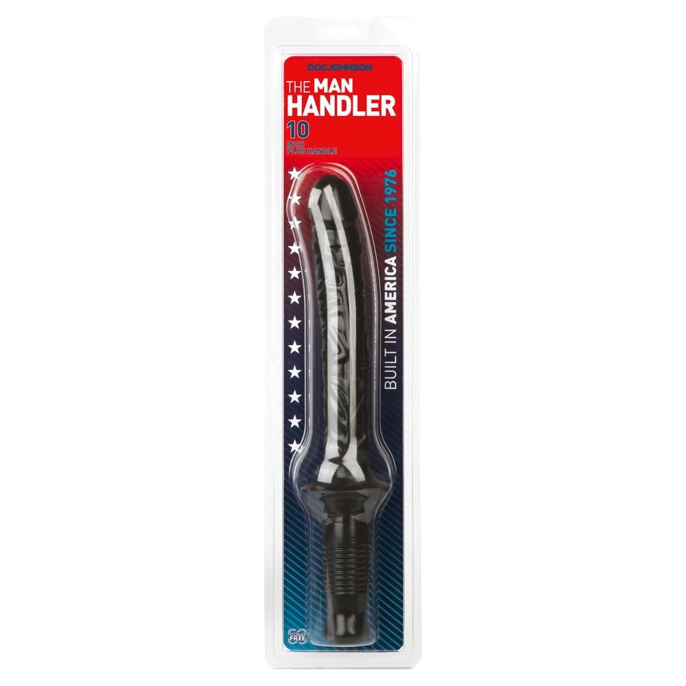 Dildos Doc Johnson Classic Man Handler Dildo Black 14.5in   