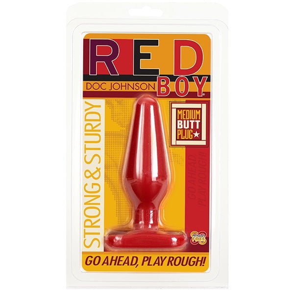 Butt Plugs Doc Johnson Red Boy Red Medium   