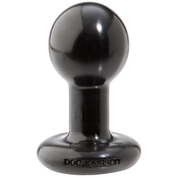 Butt Plugs Doc Johnson Round Butt Plug Black Small   