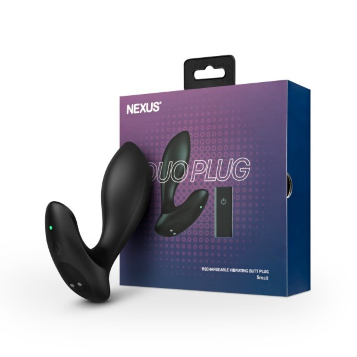 Vibrating Butt Plugs Nexus Duo Remote Control Beginner Butt Plug Black Small   