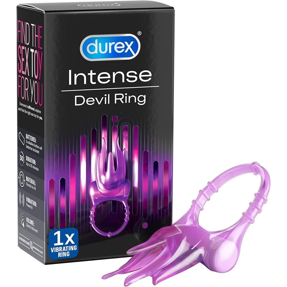 > Sex Toys For Men > Love Ring Vibrators Durex Play Intense Little Devil Cock Ring   