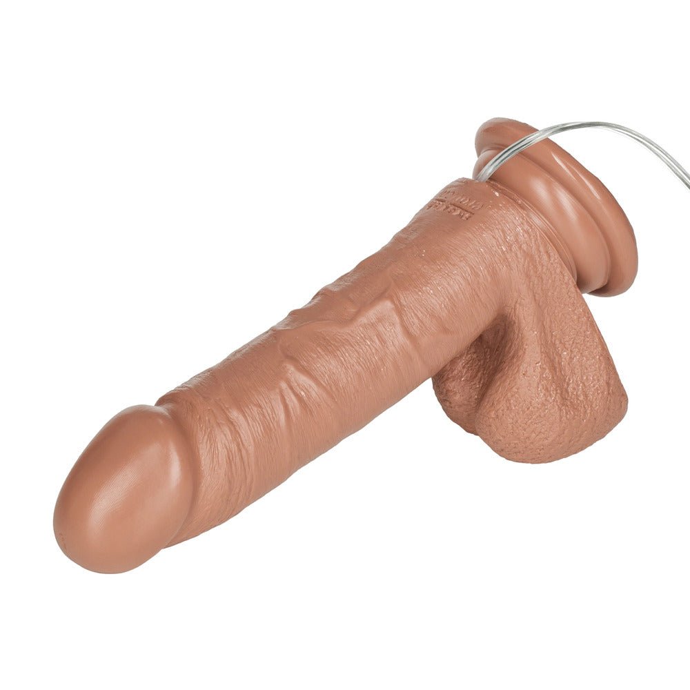 > Realistic Dildos and Vibes > Realistic Vibrators Emperor 6 Inch Life Like Vibrator Flesh Brown   