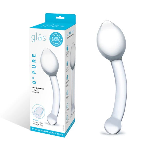 Butt Plugs Glas Pure Indulgence Anal Slider Clear (8)"   