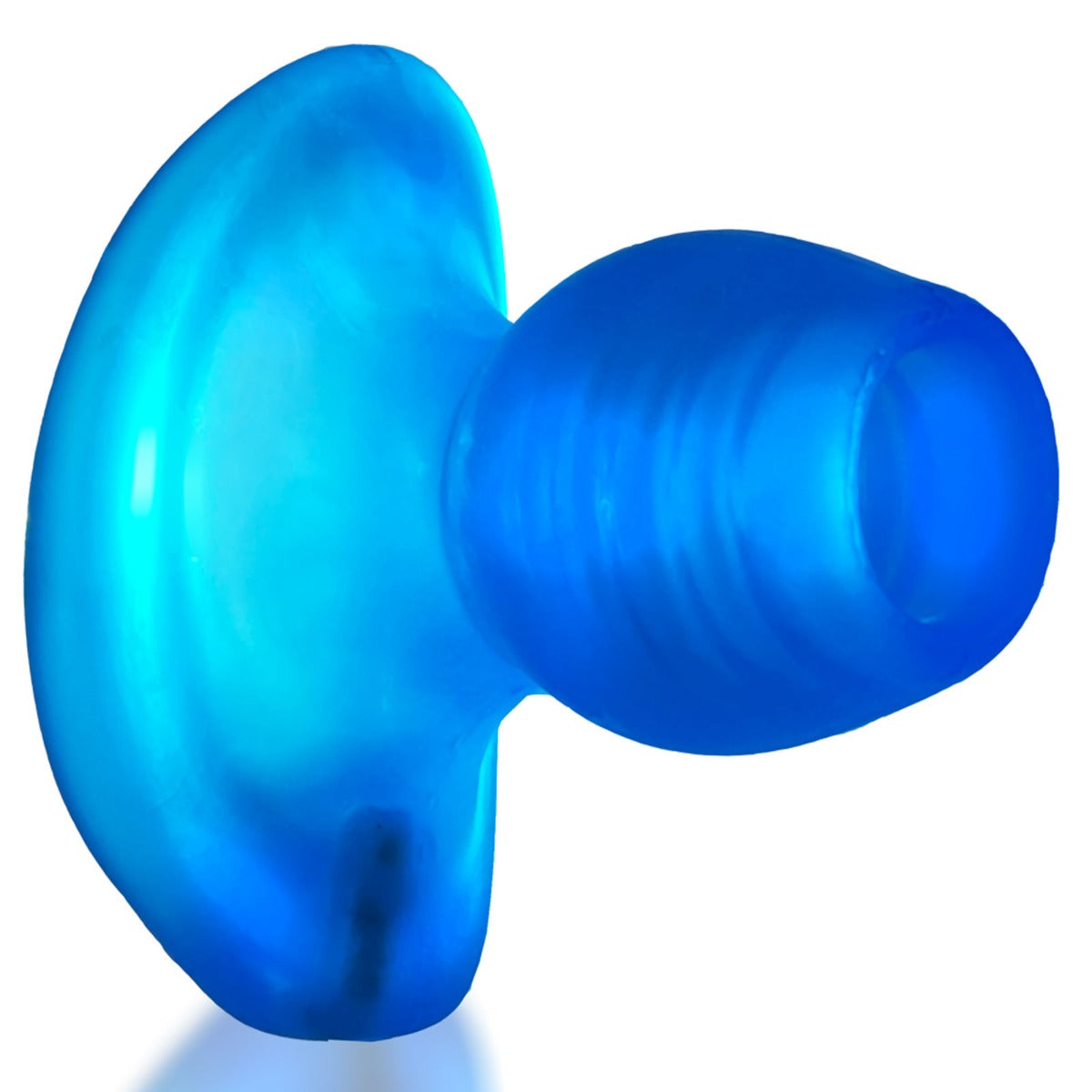 Butt Plugs Oxballs Glowhole 1 Hollow Buttplug With LED Insert Blue Morph Small   