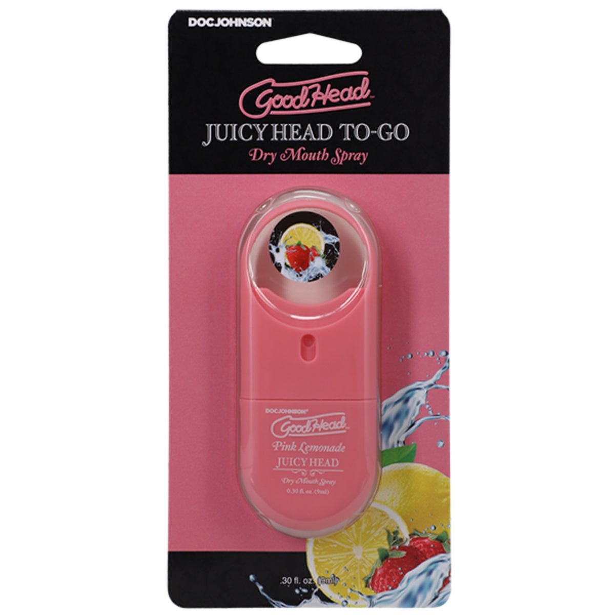Flavoured Lube Goodhead Juicy Head Dry Mouth Spray To-Go Pink Lemonade 30 fl oz   
