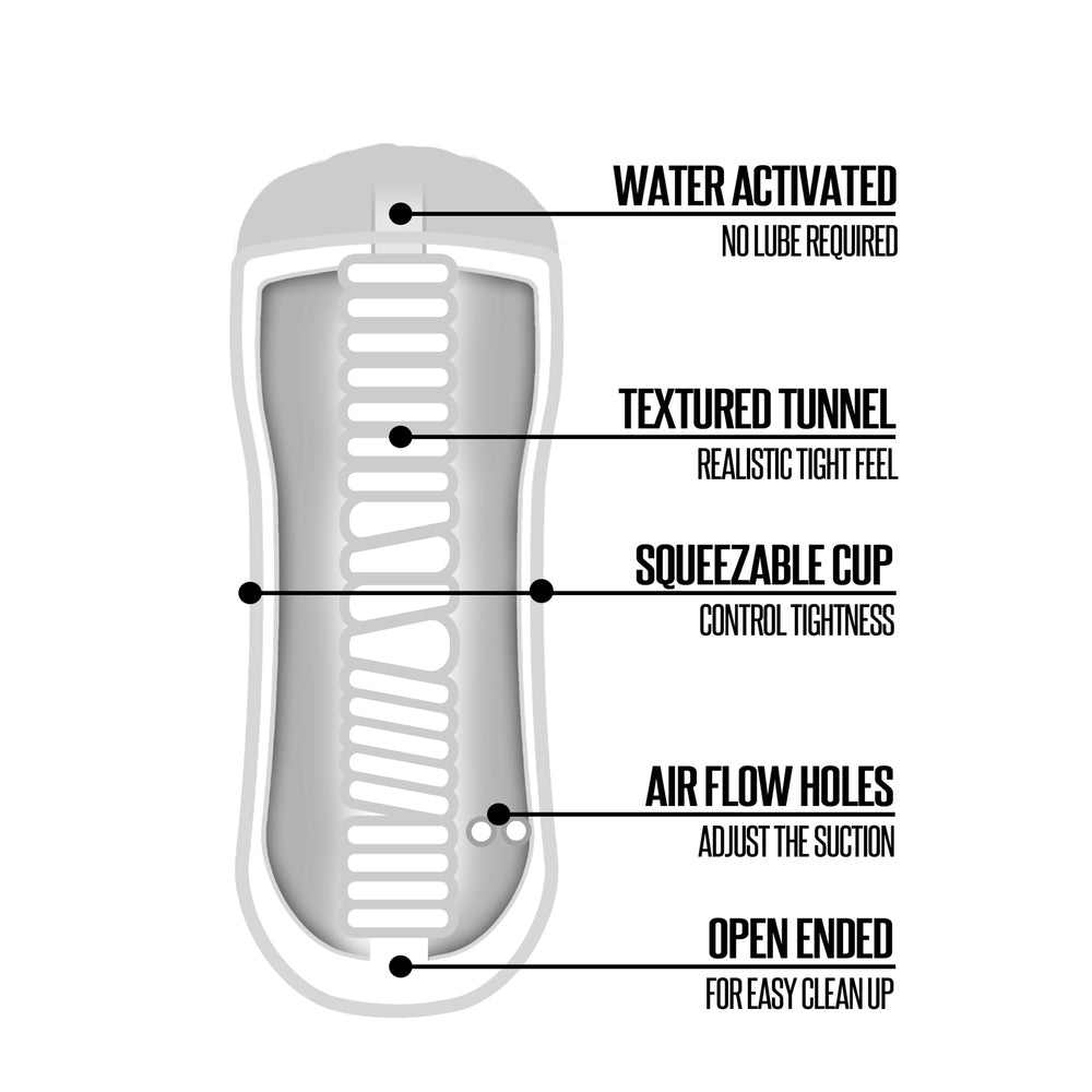 > Sex Toys For Men > Masturbators Happy Ending Tight Mouth Shower Stroker   