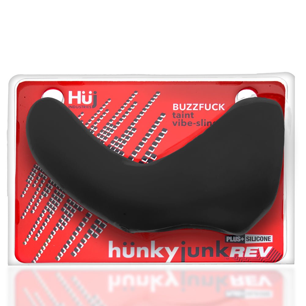 Vibrating Cock Rings Hunkyjunk Buzzfuck Sling With Taint Vibe Vibrating Cock Sling Tar Ice   