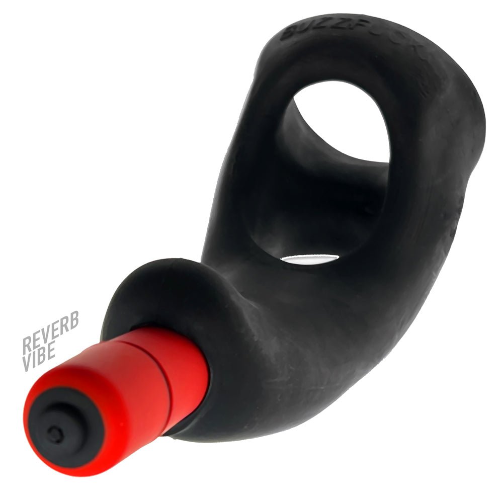 Vibrating Cock Rings Hunkyjunk Buzzfuck Sling With Taint Vibe Vibrating Cock Sling Tar Ice   