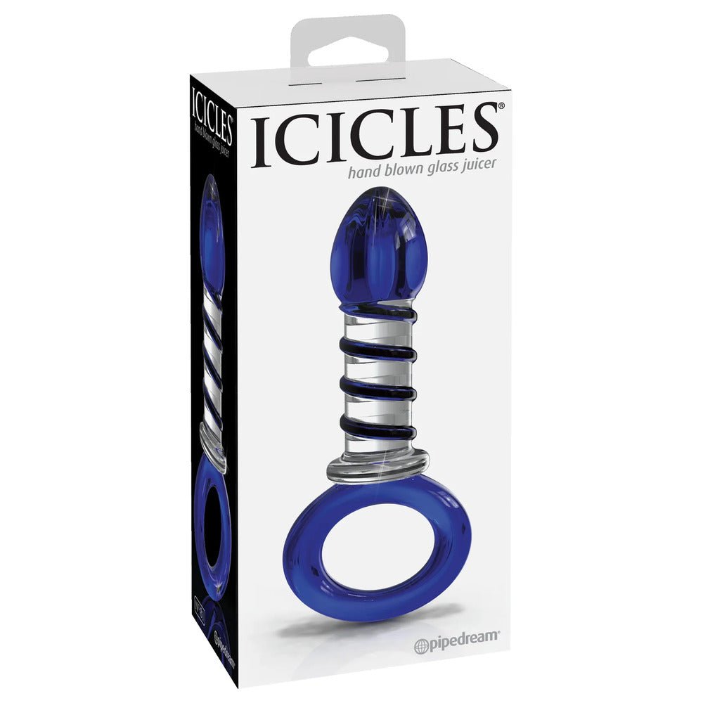 > Sex Toys > Glass Icicles No.81 Blue Glass Juicer Dildo   