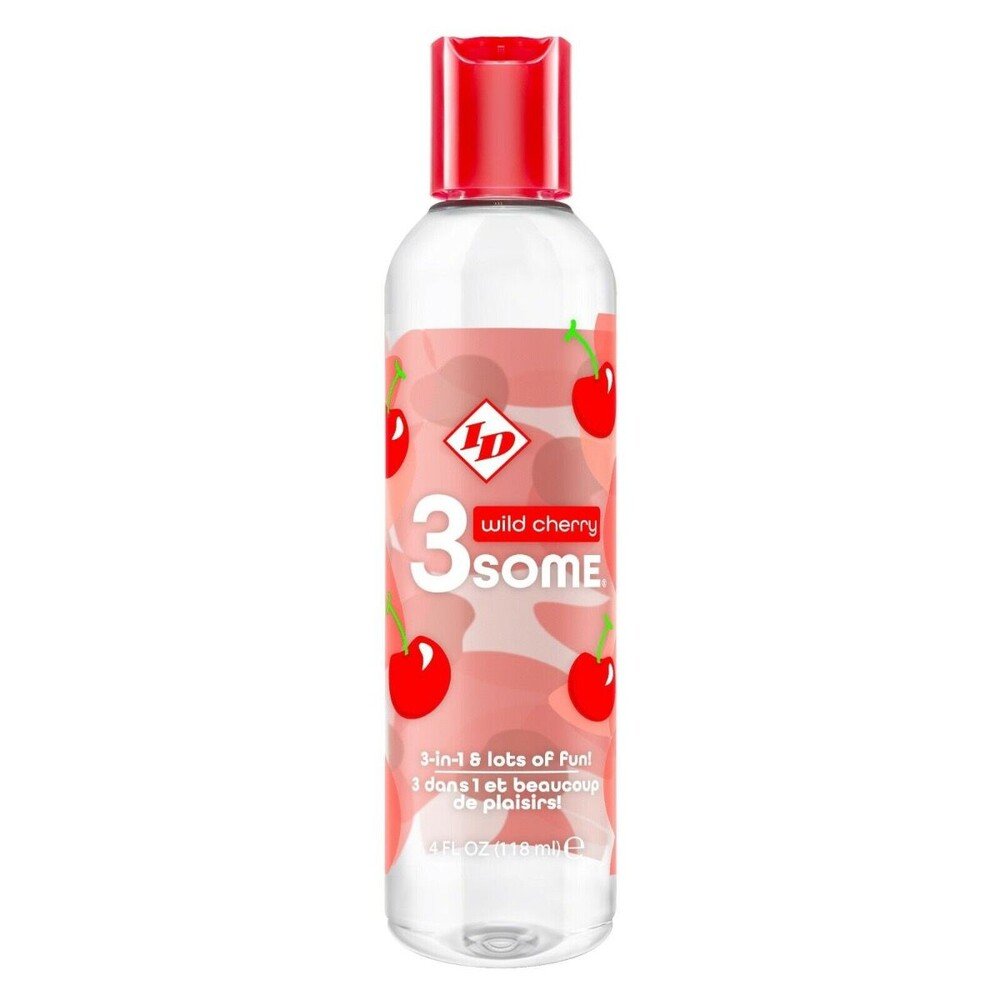 > Relaxation Zone > Flavoured Lubricants and Oils ID 3some Wild Cherry 3 In 1 Lubricant 118ml   