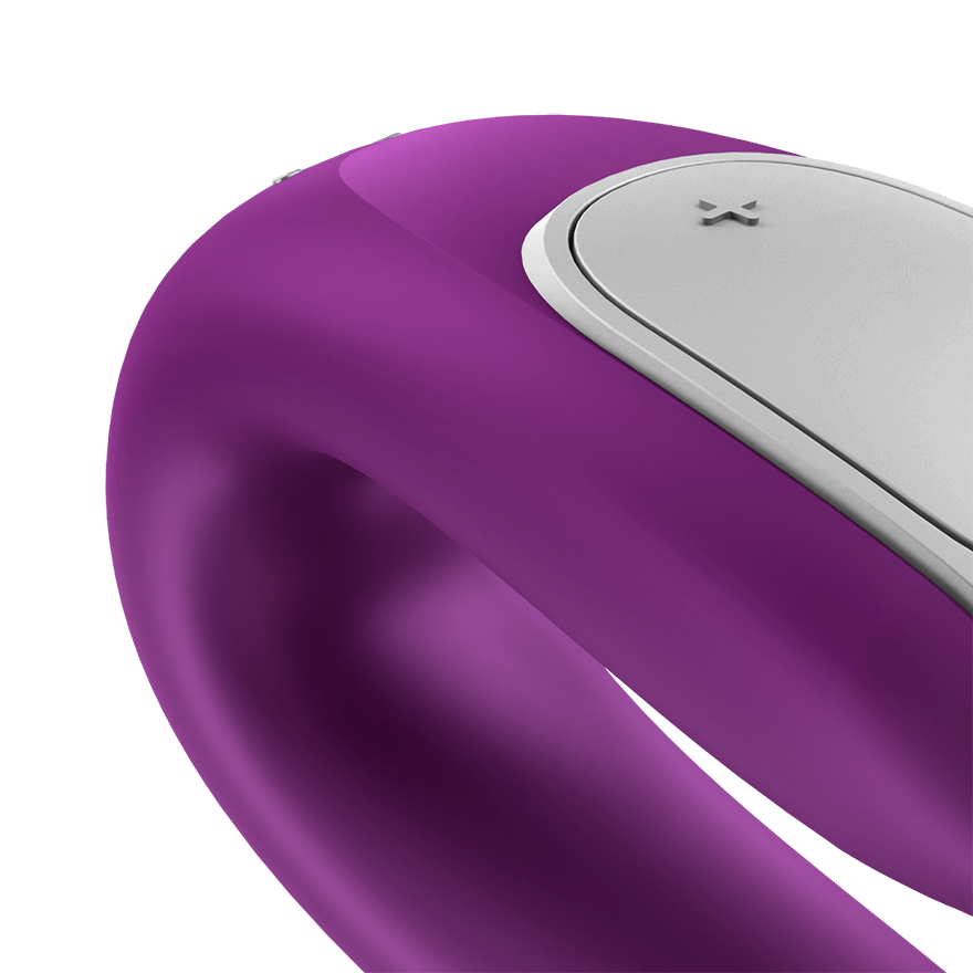 Vibrators Satisfyer Double Fun Partner Vibrator Violet   