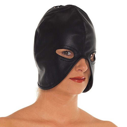> Bondage Gear > Bondage Hoods Leather Head Mask   