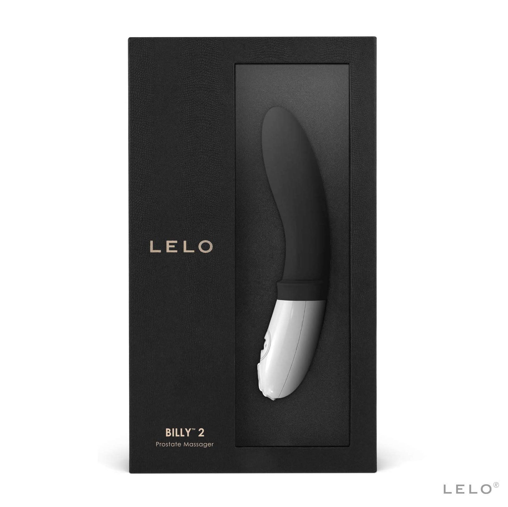 > Anal Range > Prostate Massagers Lelo Billy 2 Deep Black Luxury Rechargeable Prostate Massager   