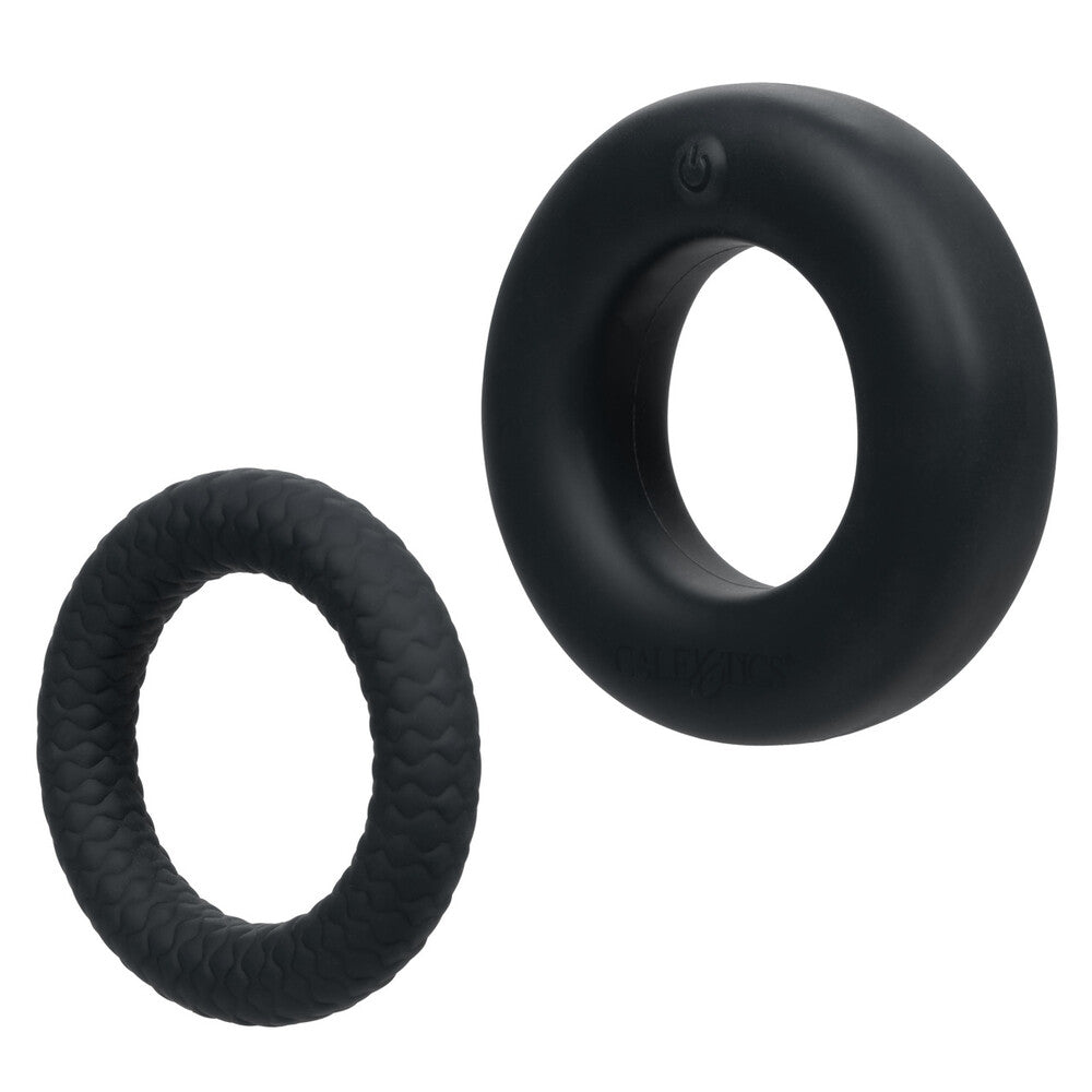 > Sex Toys For Men > Love Rings Link Up Optimum Vibrating Cock Ring Set Black   