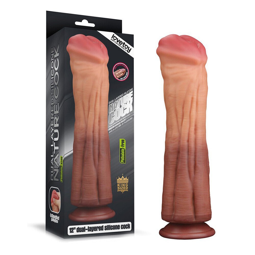 > Sex Toys > Other Dildos Lovetoy 12 Inch Dual Layered Silicone Horse Cock   