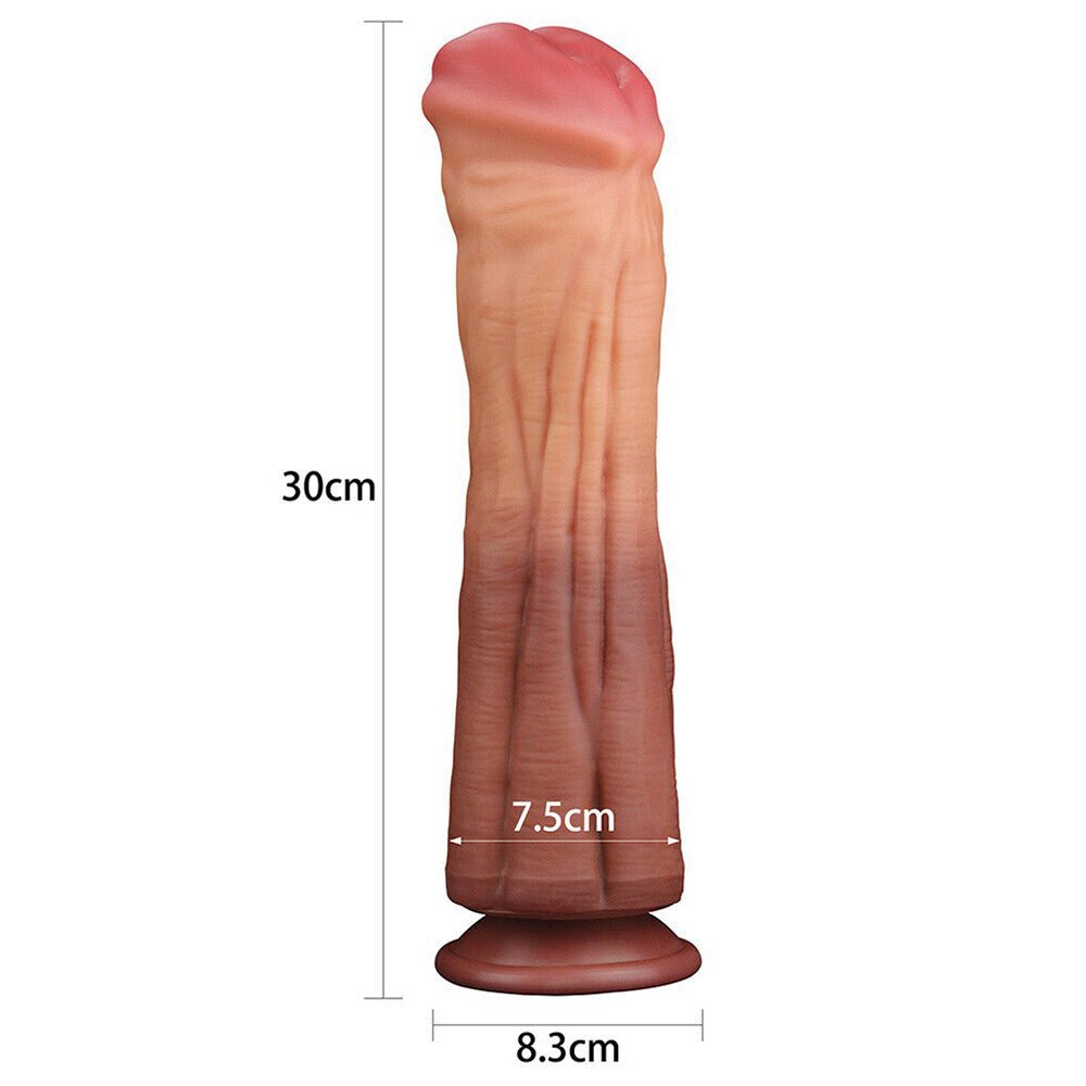 > Sex Toys > Other Dildos Lovetoy 12 Inch Dual Layered Silicone Horse Cock   