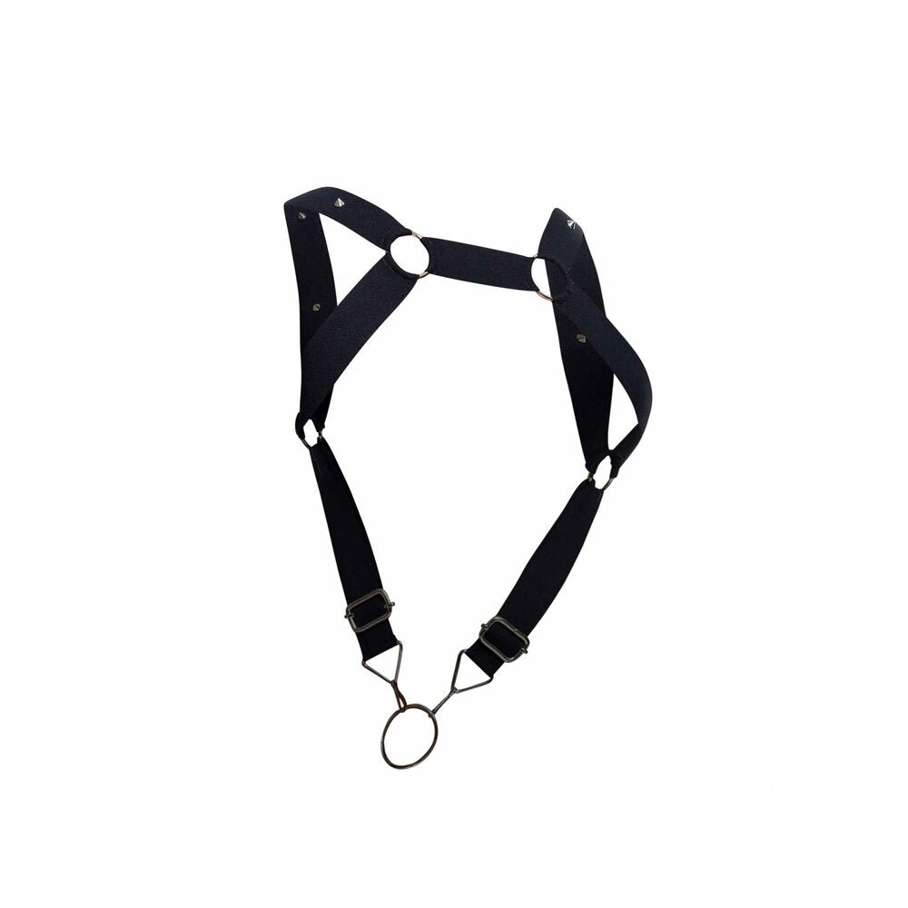 > Bondage Gear > Bondage Cock Rings Male Basics Dngeon Straight Back Harness With Cock Ring   