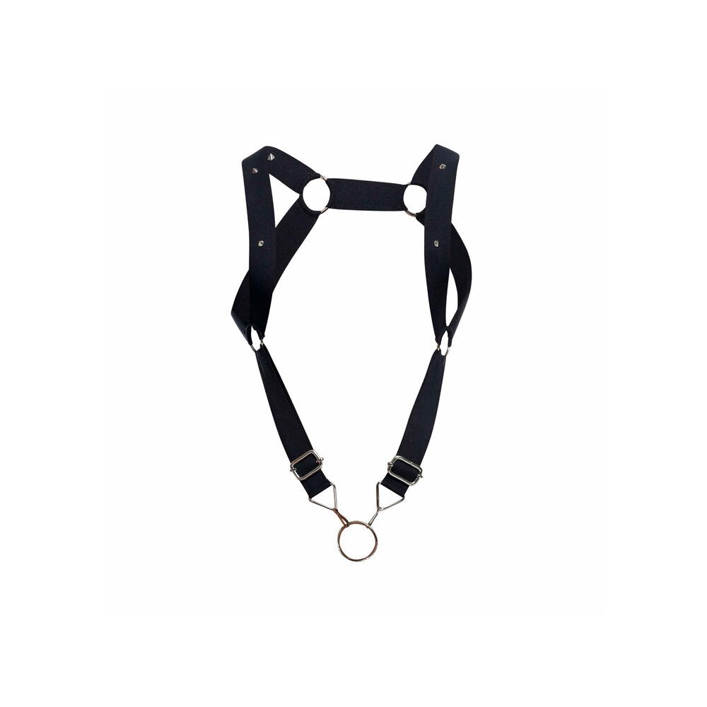 > Bondage Gear > Bondage Cock Rings Male Basics Dngeon Straight Back Harness With Cock Ring   