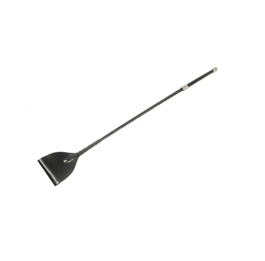 Whips & Paddles Mare Black Leather Riding Crop   