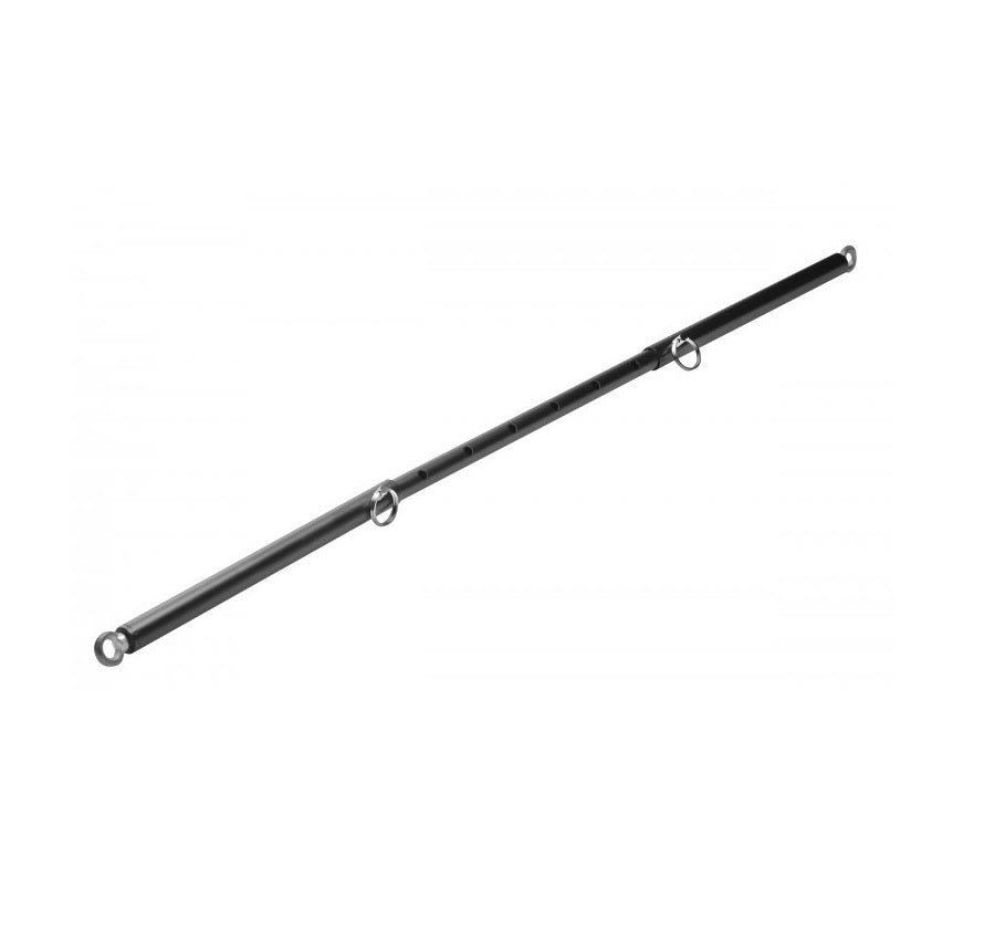 Bondage Kits Master Series Black Steel Adjustable Spreader Bar   